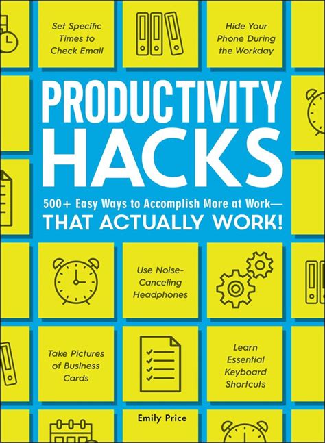 Productivity Hacks | Book by Emily Price | Official Publisher Page ...