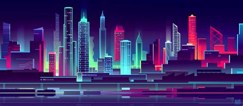 Skyline trystram 05 Night Skyline, City Skyline, Wallpaper Fofos, New ...