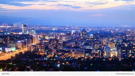 Night Over The City. Almaty, Kazakhstan Stock video footage | 5802999