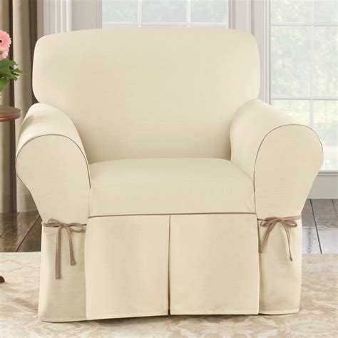 Sure Fit Cotton Duck Arm Chair Slipcover & Reviews | Wayfair