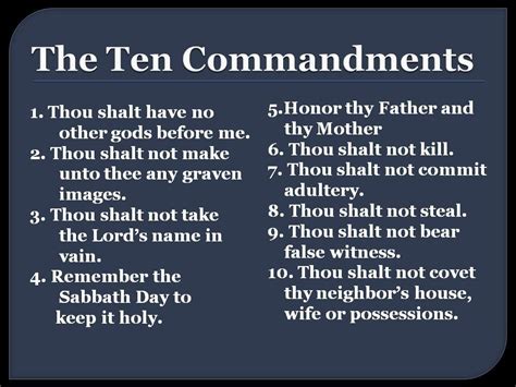 6th Commandment In The Bible