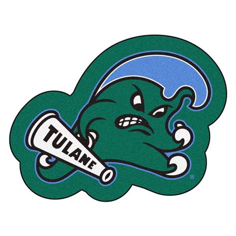 Tulane Green Wave Mascot Mat - Angry Wave Logo - Dragon Sports