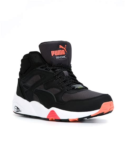 PUMA 'trinomic' Hi-top Sneakers in Black for Men - Lyst