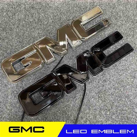 GMC light up emblem illuminated logo » addcarlights