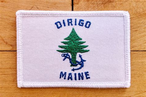 Maine Merchant and Marine Flag Patch — Original Maine - hats, shirts ...