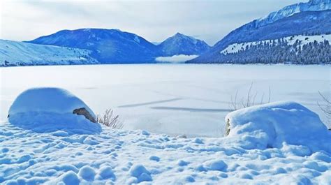 Wallowa Lake | Wallowa, Lake, Winter wonderland