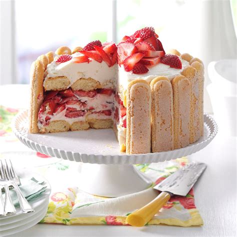Strawberry Ladyfinger Icebox Cake | Recipe Cart