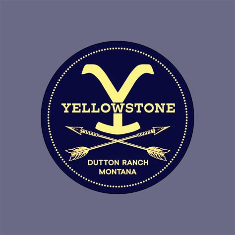 Yellowstone Dutton Ranch Logo Digital Art by Jay Henderson