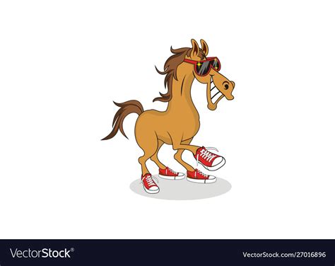 Funny Cartoon Horse