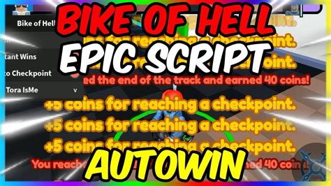 [⭐UPD3] Roblox Bike of Hell Script (Instant Wins, Auto Checkpoints) - YouTube