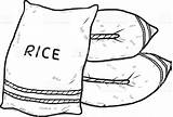 Rice Coloring Pages sketch template