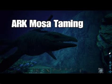 ARK Mosa Taming - YouTube