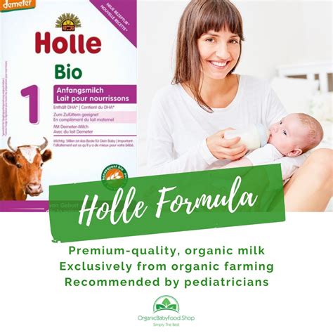 Holle Organic Baby Formula Stage 1 is a high-quality formula suitable for newborn babies up to 6 ...