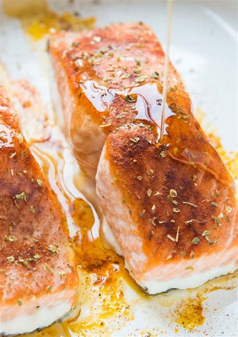 Maple Glazed Baked Salmon - The Roasted Root