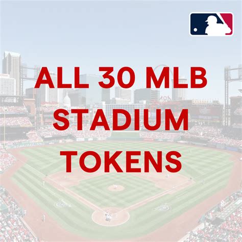 All 30 MLB Stadium Tokens (Legacy)