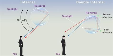 How is a secondary rainbow formed? - 1xu8qyii