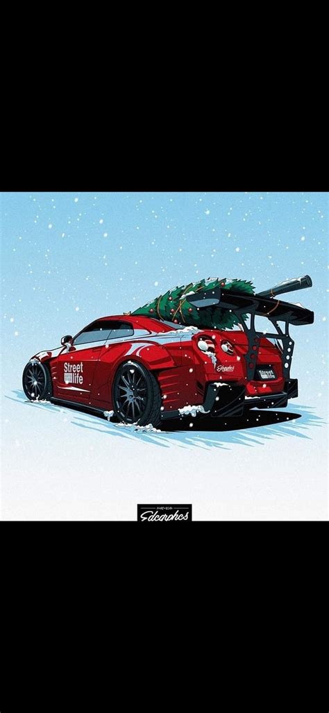 Christmas tree r35, Jdm HD phone wallpaper | Pxfuel