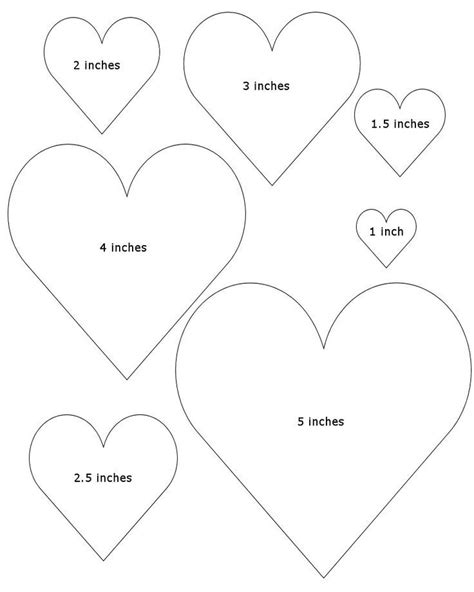 free heart shape template 0993033a8c1713cc8459e92615830c98 felt templates applique templates ...