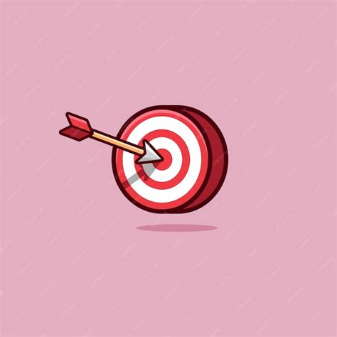 Premium Vector | Target cartoon illustration