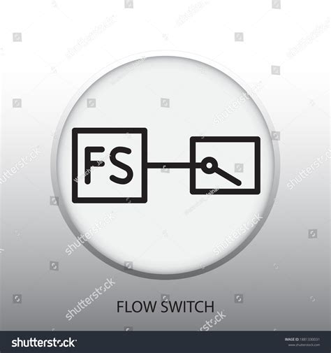 Symbol Flow Switch Vector Illustration Symbol Stock Vector (Royalty Free) 1881330031 | Shutterstock