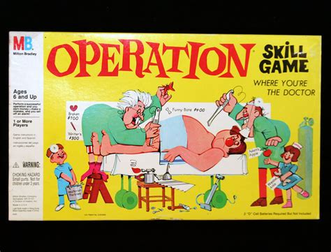 Vintage 1965 Original First Edition Operation Skill Game by Milton Bradley | Childhood memories ...