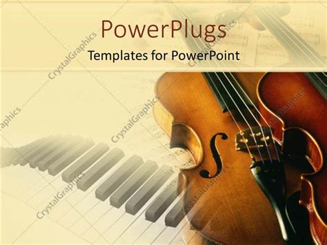 PowerPoint Template: a number of musical instruments together with ...