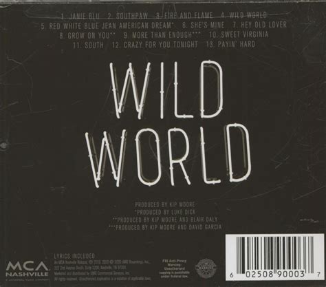 Kip Moore CD: Wild World (CD) - Bear Family Records