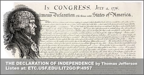 The Declaration of Independence | Historic American Documents | Thomas Jefferson | Lit2Go ETC