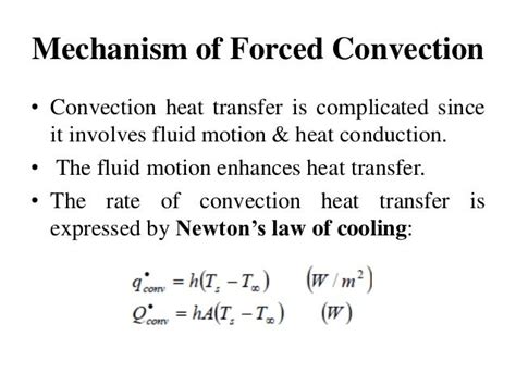 Forced convection