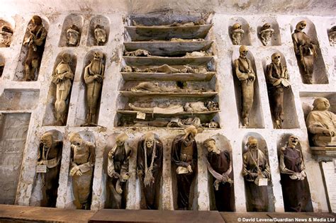 The amazing catacombs full of mummified monks