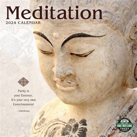 Meditation 2024 Wall Calendar - Angel Times