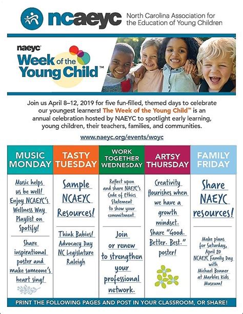 Get your Week of the Young Child Toolkit now! – NCAEYC