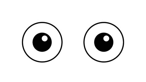 Cartoon Big Eyes Blinking in Stock Footage Video (100% Royalty-free) 1009620749 | Shutterstock