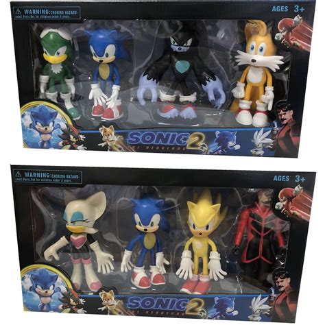 Sonic 2 The Hedgehog Action Figures, Set May Vary - Walmart.com