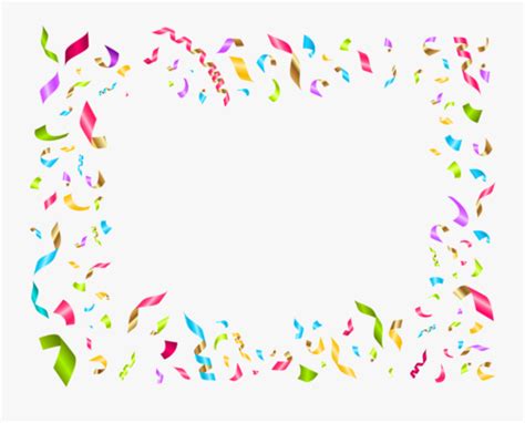 Confetti Birthday Party Background , Free Transparent Clipart - ClipartKey