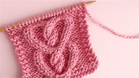 How to Knit a Cable Heart Stitch Pattern, Valentines Day