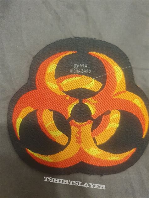 Biohazard - Band logo - patch | TShirtSlayer TShirt and BattleJacket ...