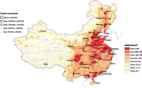 China Population map | Vector World Maps