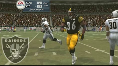 Madden 03 Franchise Raiders vs Steelers - YouTube