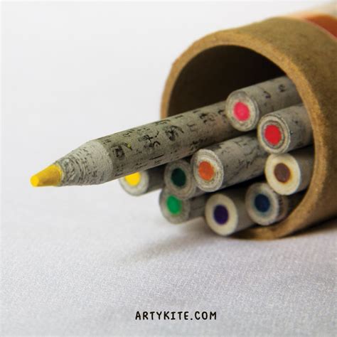 Recycled Paper Coloured Pencils - Artykite