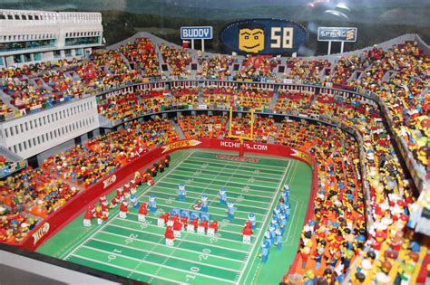 Arrowhead Stadium--IN LEGOS! — at Legoland in Kansas City. | Lego football, Lego for kids ...