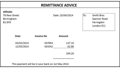 12 Remittance Templates - Excel PDF Formats