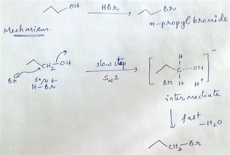 For the preparation of n - propyl bromide from n - propyl alcohol, which is the following ...