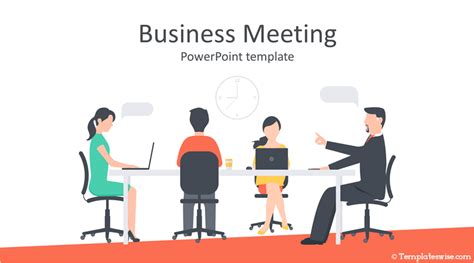 Free Business Meeting Slides Powerpoint Template | Powerpoint templates ...