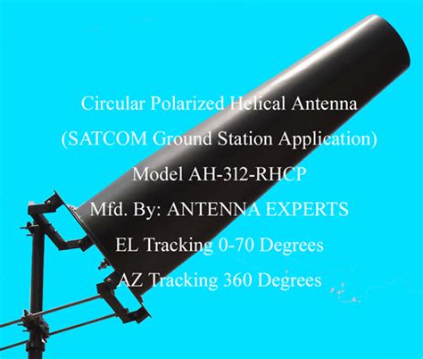 UHF Satcom Ground Station Antenna - Antenna Experts