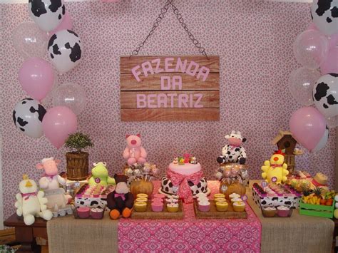 fazendinha rosa fofa | Festa fazendinha rosa, Festa junina rosa, Festa tema fazendinha