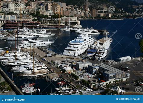 Monaco harbour editorial photo. Image of european, city - 33153416