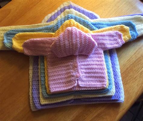 Crochet Baby Sweater Patterns Hdc Free : Simple Newborn