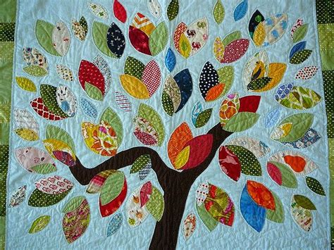 The Tree Quilt Leaves | Tree quilt, Applique quilts, Picture quilts