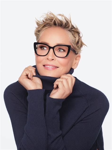 Sharon Stone Gets Her Closeup in LensCrafters Campaign | Sharon stone ...